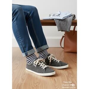 Täōs Star Charcoal Canvas Shoes Women's SZ 8